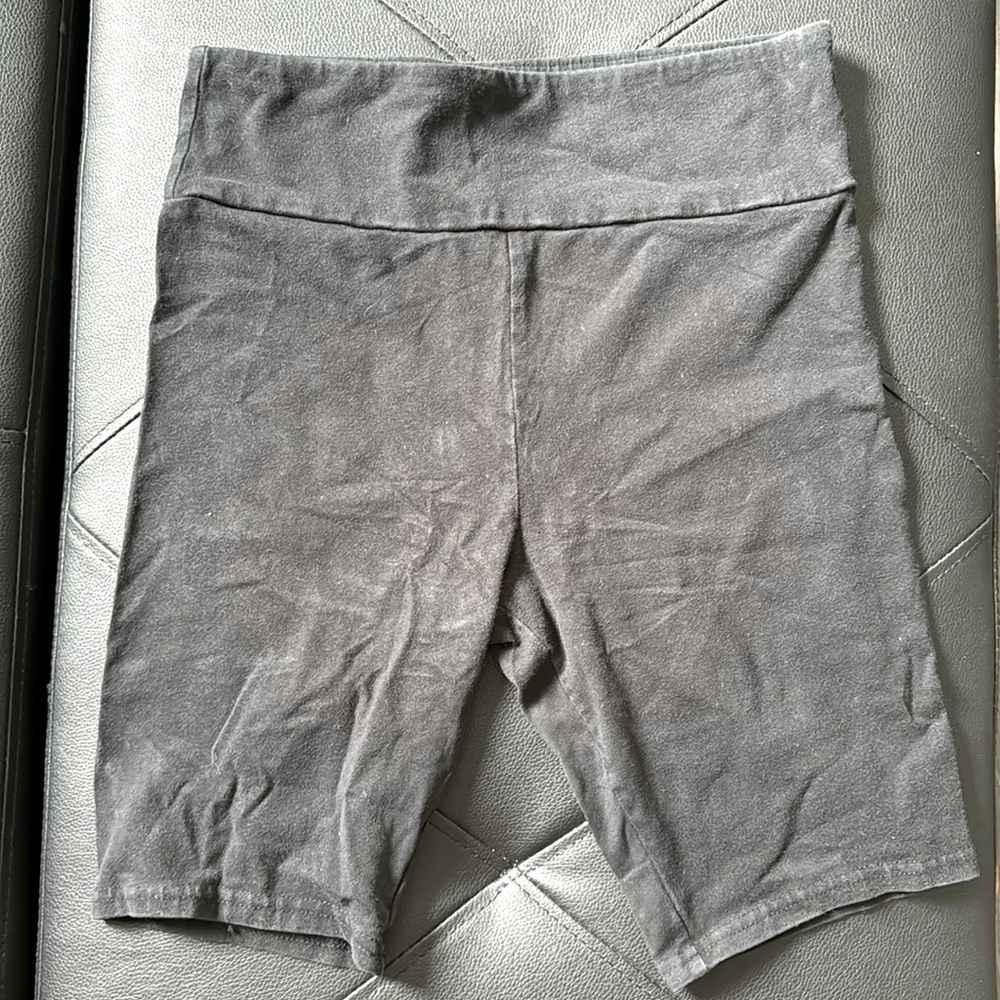 Black biker shorts